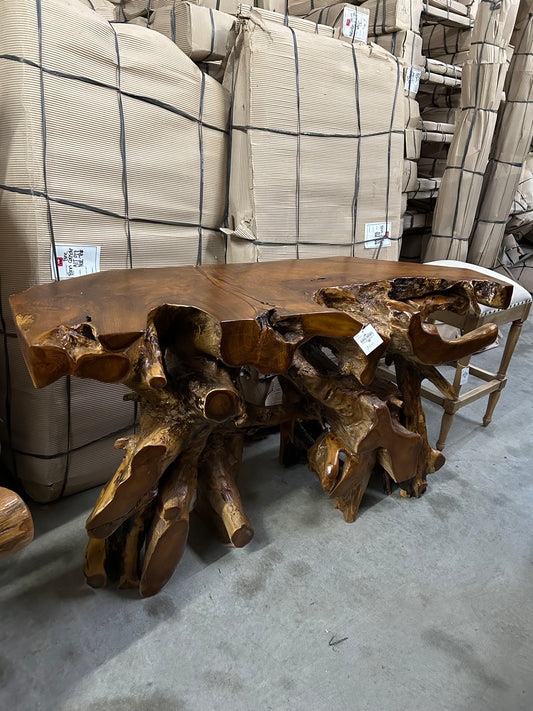 Teak console