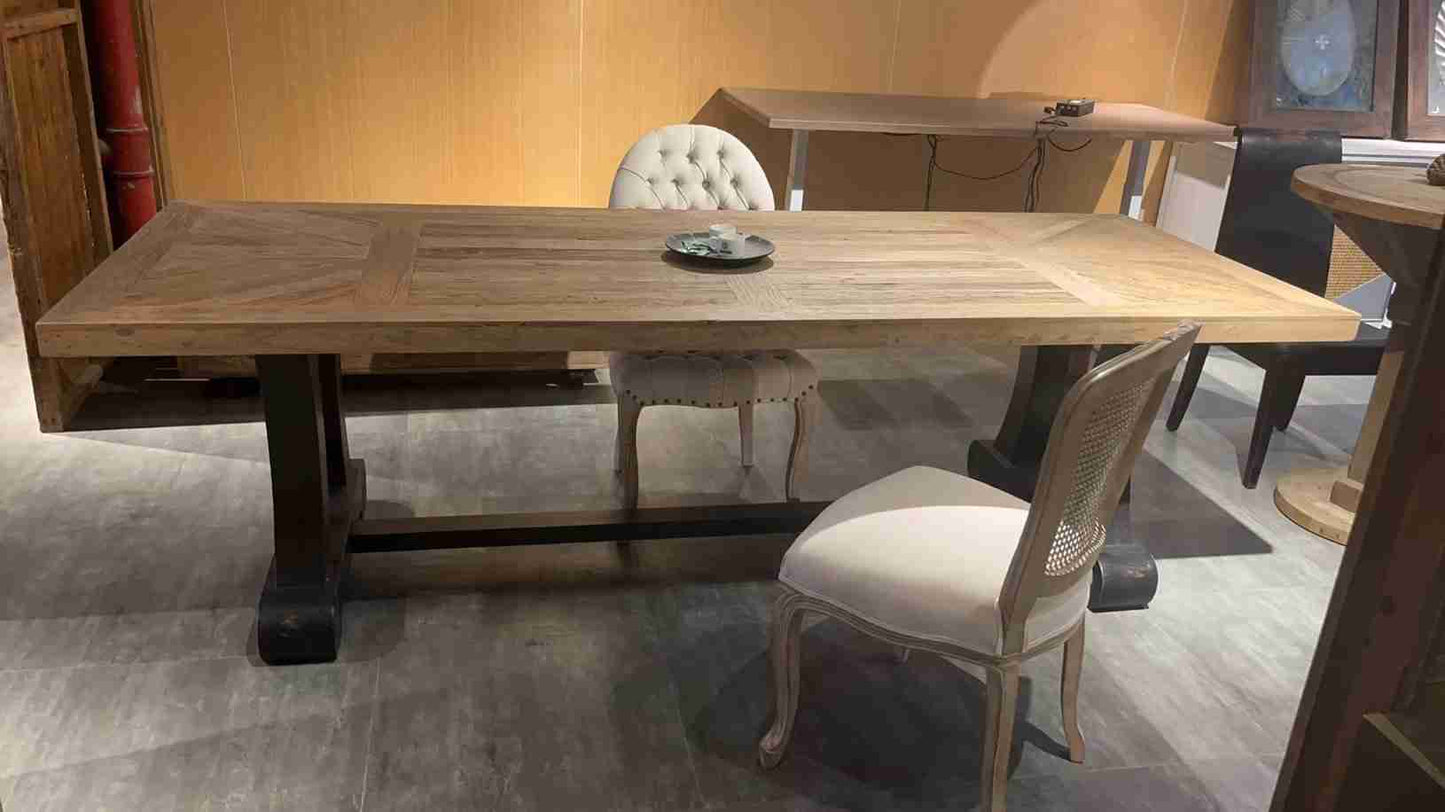 LY-1932 oak dining table