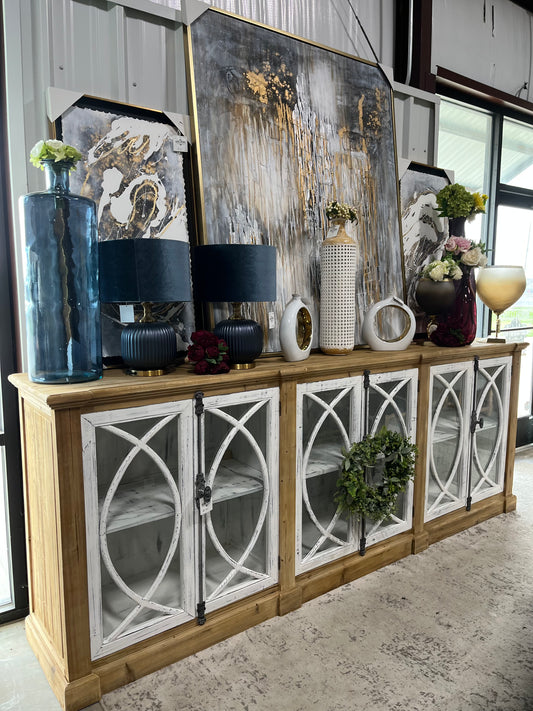 A-2022~02 Elm Buffet 6 door  